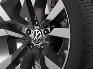 vw beetle tdi 2012 wheel 3D Model