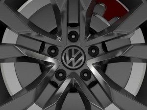 vw beetle tdi 2012 wheel 3D Model