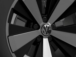 vw beetle turbo 2012 wheel 3D Model