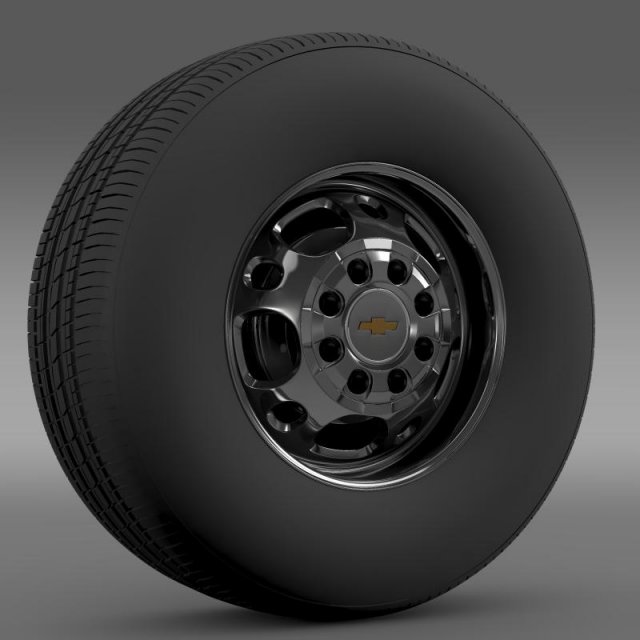 chevrolet silverado 2500hd 2wd crew 2008 Modello 3D .c4d .max .obj .3ds .fbx .stl .blend 