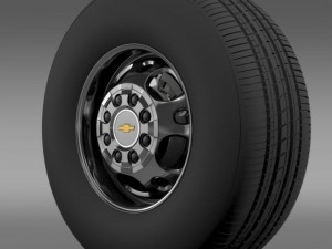 chevrolet silverado 2500hd 2wd crew 2008 Modello 3D