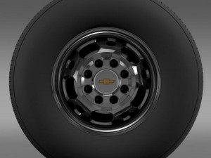 chevrolet silverado 2500hd 2wd crew 2008 Modello 3D