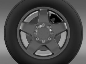 chevrolet silverado 2500hd ltz 2011 3D Модель