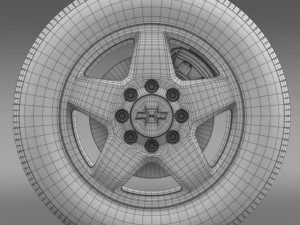 Шевроле Сильверадо 2500hd ltz 2011 г. 3D Модель