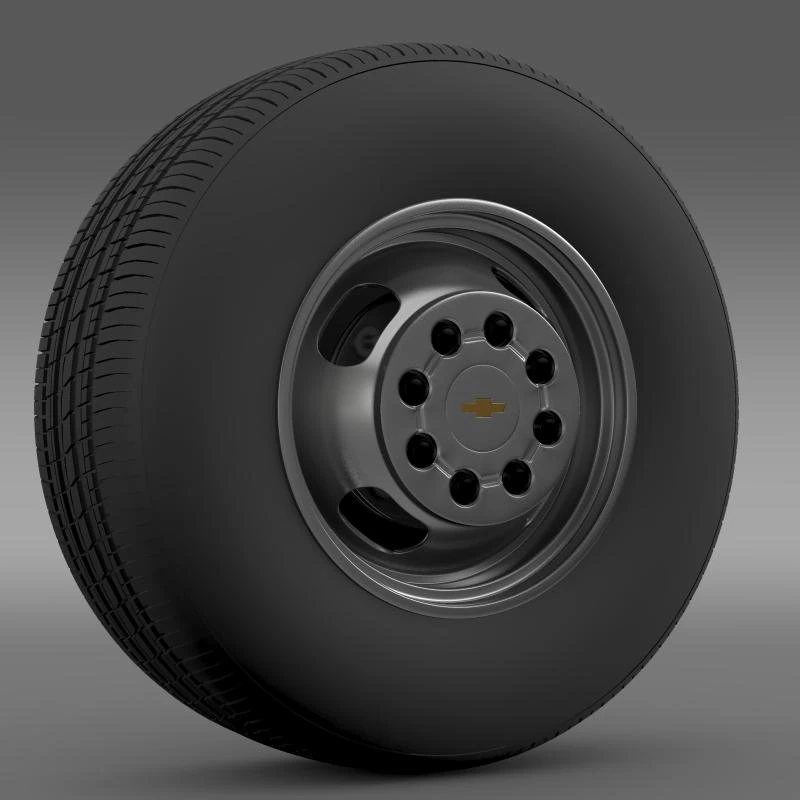 chevrolet silverado 3500hd 2008 3D Model .c4d .max .obj .3ds .fbx .stl .blend