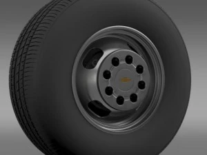 chevrolet silverado 3500hd 2008 3D Model