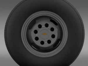chevrolet silverado 3500hd 2008 3D Model