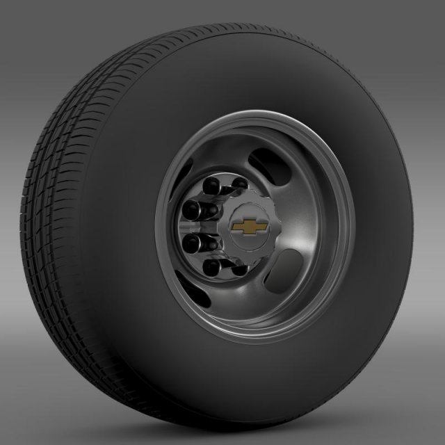 chevrolet silverado 3500hd 2008 2 3D Model .c4d .max .obj .3ds .fbx .stl .blend 