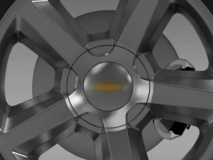 chevrolet tahoe 2008 wheel 3D Model