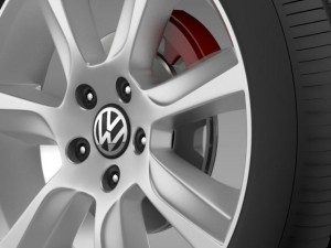 vw polo 2010 sedan wheel Model 3D