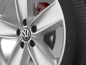 vw polo 2010 wheel 3D-Modell
