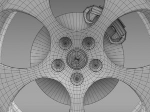 vw polo gti 2011 wheel 3D Model