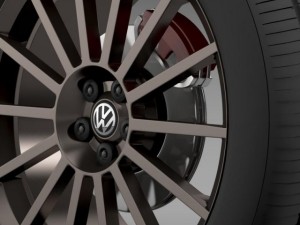 vw polo r wrc street wheel 3D 模型