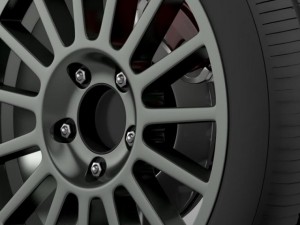 vw polo r wrc wheel 3D Model