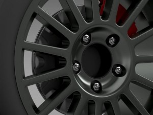 vw polo r wrc wheel 3D Model