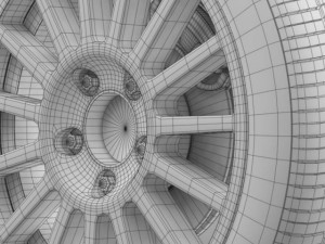 vw polo r wrc wheel 3D Model