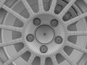 vw polo r wrc wheel 3D Model