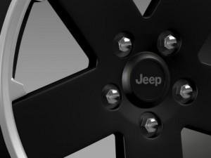 jeep wrangler black rim 3Dモデル