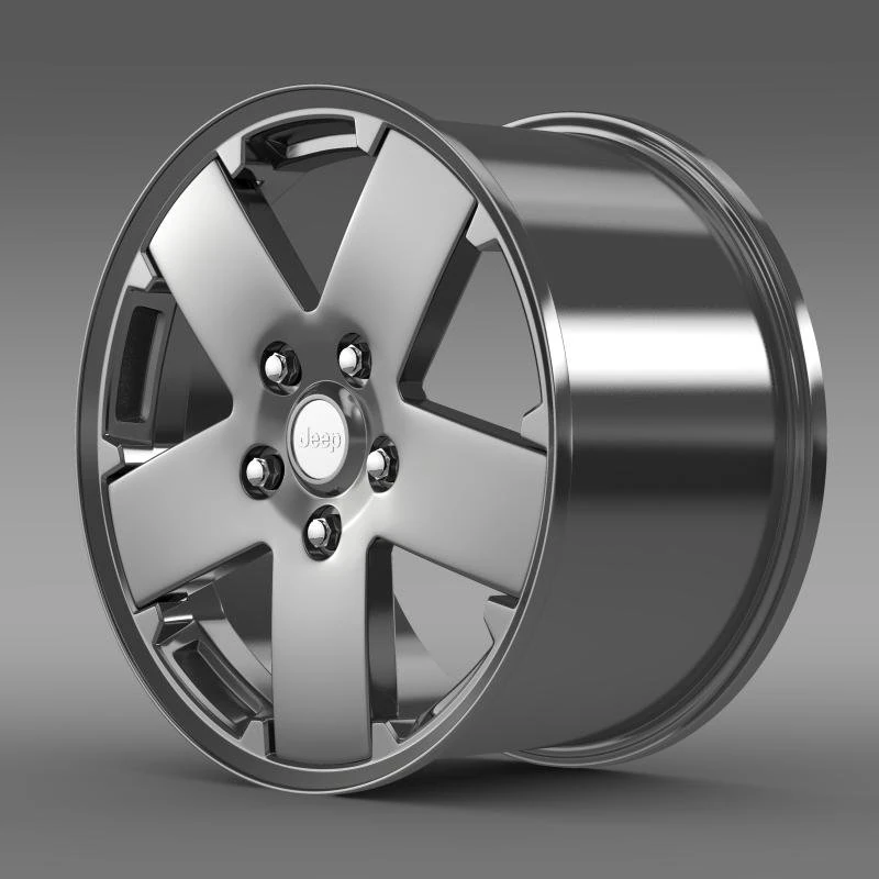 jeep wrangler rim 3D Model .c4d .max .obj .3ds .fbx .stl .blend 