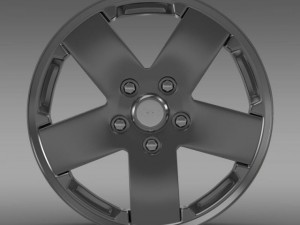 jeep wrangler rim 3D Model