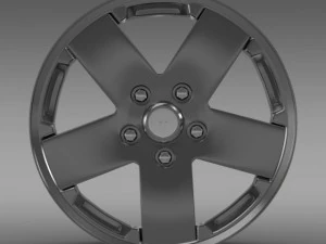 jeep wrangler rim 3D Model