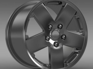 jeep wrangler rim 3D Model