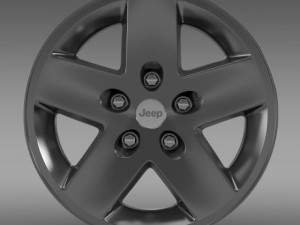 jeep wrangler rubicon rim 3D Model