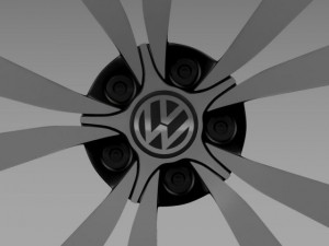 vw beetle 2012 rim Modelo 3D