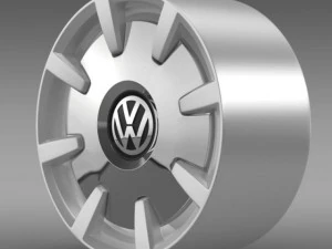 폭스바겐 비틀 디자인 2012 림 3D 모델