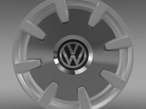vw beetle design 2012 rim 3D Модель