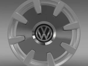 vw beetle design 2012 rim 3D Model