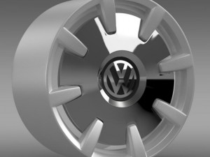 vw beetle design 2012 rim 3D Модель