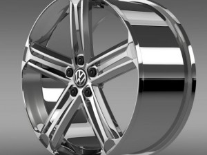 vw beetle r concept rim Model 3D