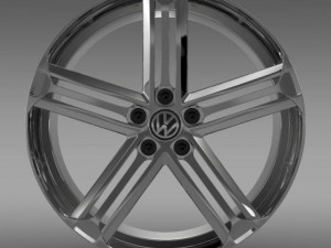 vw beetle r concept rim 3D Model