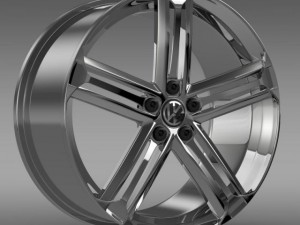 vw beetle r concept rim 3D Model