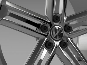 vw beetle r concept rim 3D Model