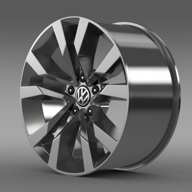 vw beetle tdi 2012 rim 3D Модель .c4d .max .obj .3ds .fbx .stl .blend 