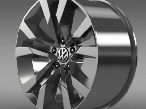 vw beetle tdi 2012 rim 3D Model