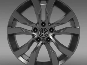 vw beetle tdi 2012 rim 3D Model