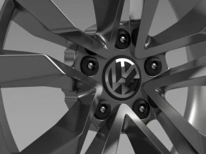 vw beetle tdi 2012 rim 3D Model