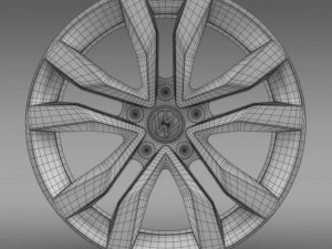 vw beetle tdi 2012 rim 3D Модель
