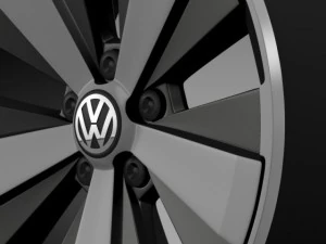 vw beetle turbo 2012 rim 3D Model