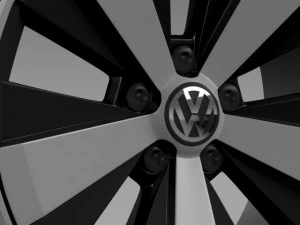 vw beetle turbo 2012 rim 3D Model