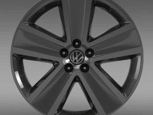 vw crosspolo 2011 rim 3D Model