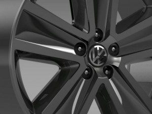 vw crosspolo 2011 rim 3D 模型