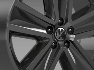 vw crosspolo 2011 rim 3D Model