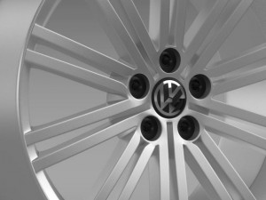 vw polo blue gt 2012 rim Modelo 3D