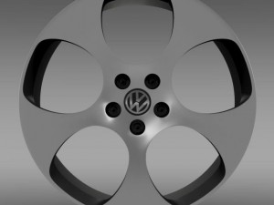 vw polo gti 2011 rim Model 3D