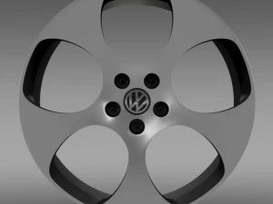 वीडब्ल्यू पोलो जीटीआई 2011 रिम 3D मॉडल