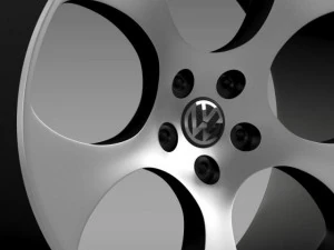 वीडब्ल्यू पोलो जीटीआई 2011 रिम 3D मॉडल